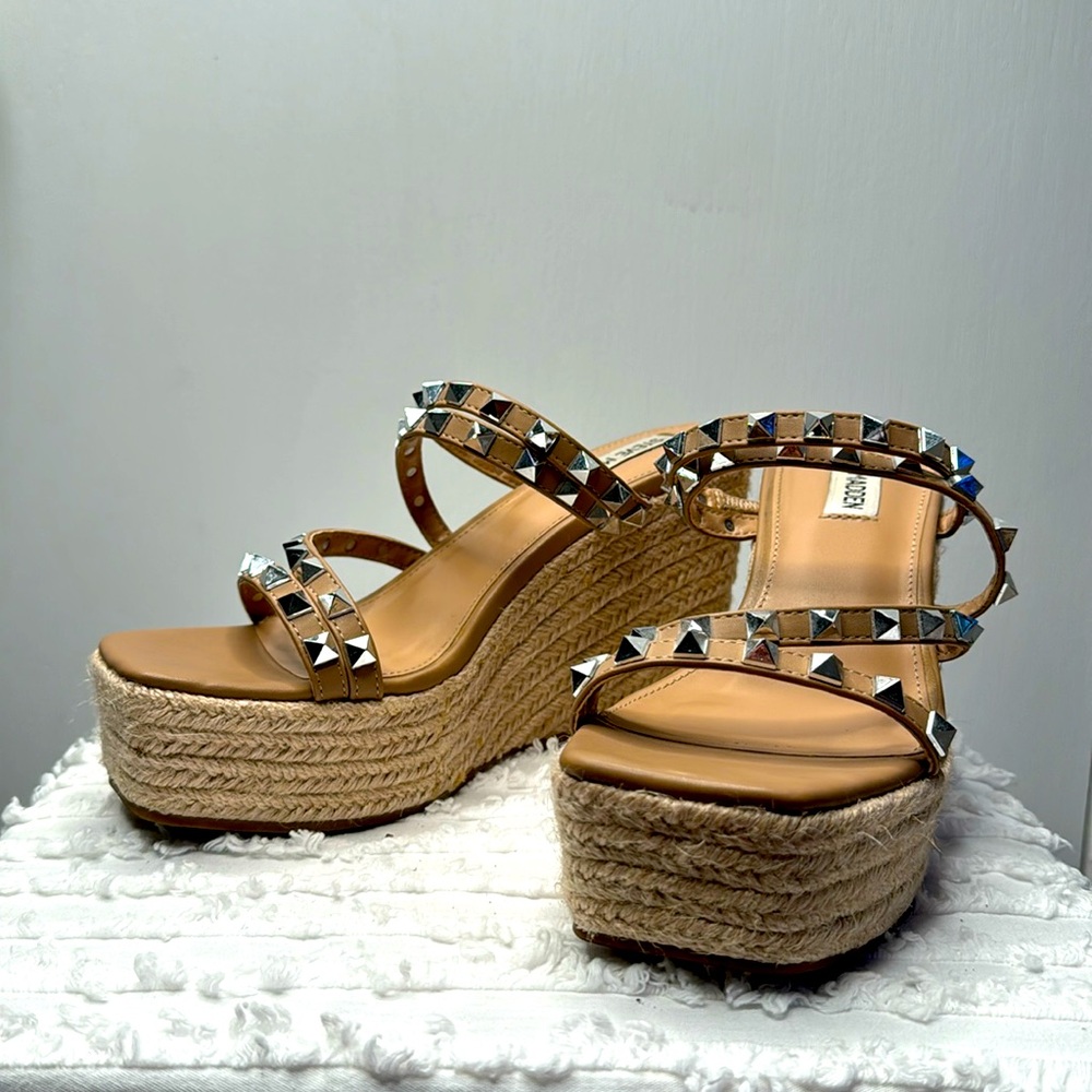 Steve Madden Studded Platform Wedge Sandal
